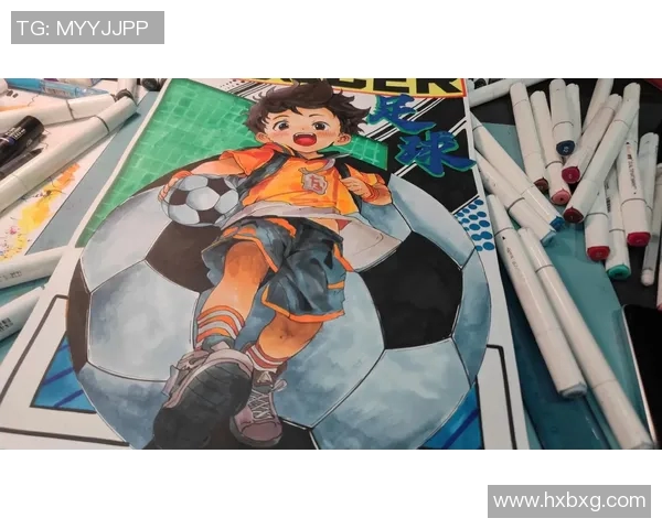 足球明星手绘艺术画展现球场魅力与运动精神的完美结合